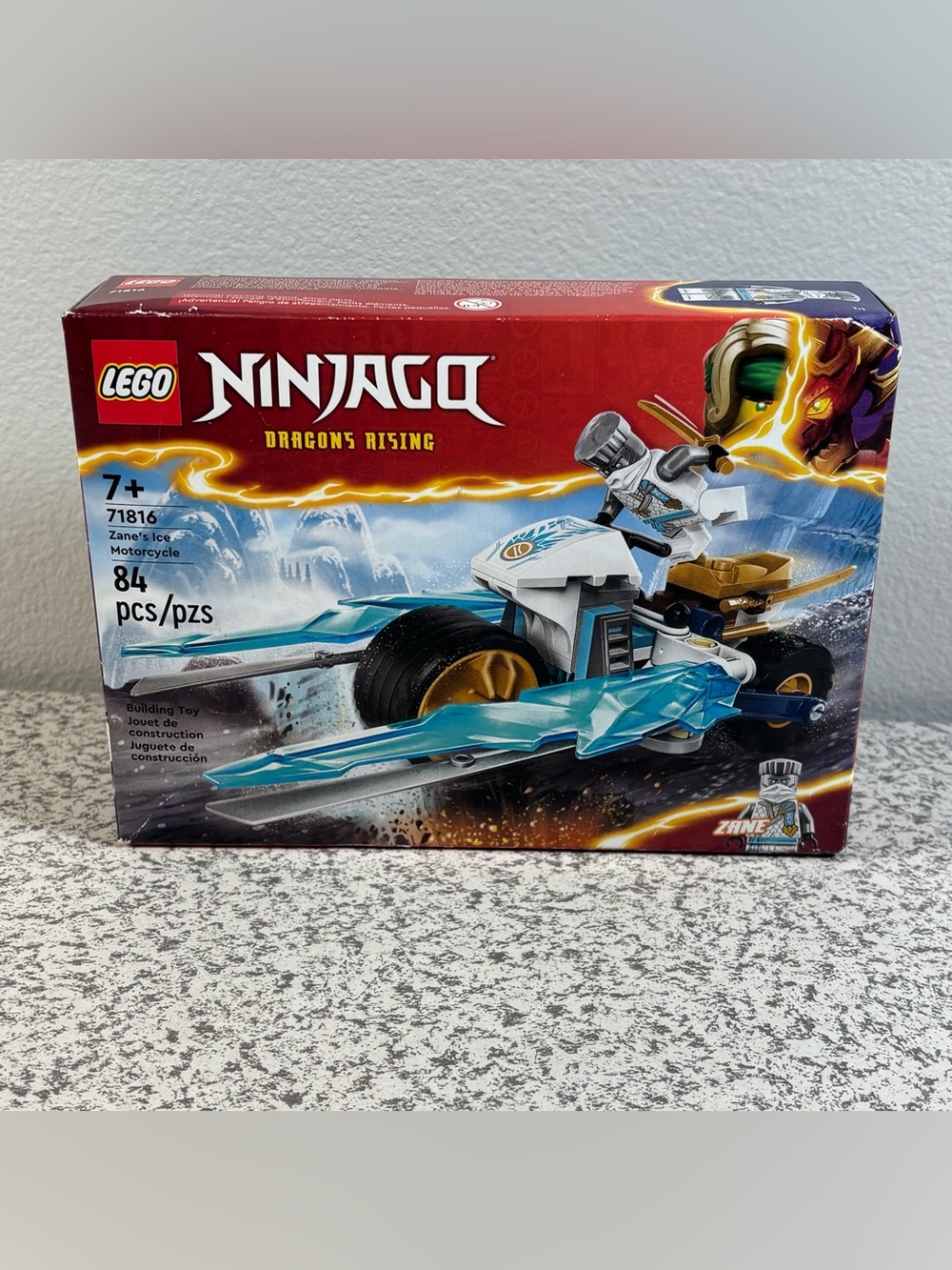 LEGO NINJAGO Zane's Ice Motorcycle 71816 Dragons Rising Retired Brand New Sealed
